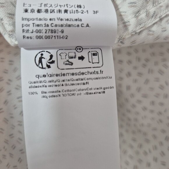 Hugo Boss Liam Kent Button Up Long Sleeve White Shirt Size 3XL  (19) - Picture 11 of 12